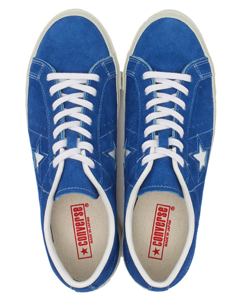 CONVERSE（コンバース）の「CONVERSE / ワンスター Ｊ スエード（スニーカー・メンズ・ブルー/イエロー・10.5inch/9inch/8inch/8.5inch/7.5inch/7inch/9.5inch）」の5枚目の写真