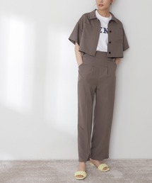 N.（N. Natural Beauty Basic） | ◆タックストレートパンツ(その他パンツ)