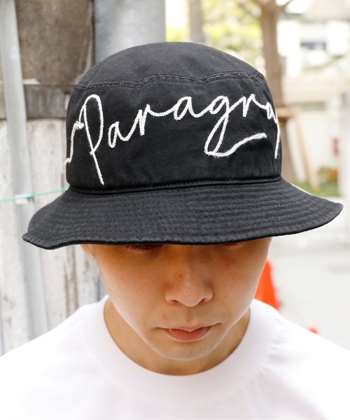 Paragraph（パラグラフ）の「Paragraph/パラグラフ VINTAGE BUCKET HAT バケットハット ブランドロゴ（ハット・メンズ・ベージュ/ブラック・FREE）」の18枚目の写真