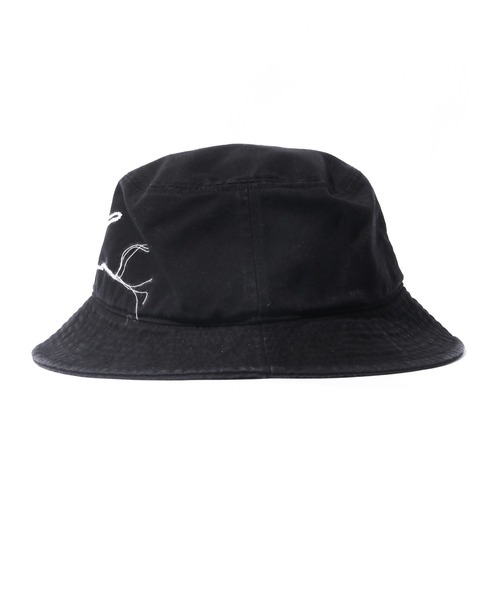 Paragraph（パラグラフ）の「Paragraph/パラグラフ VINTAGE BUCKET HAT バケットハット ブランドロゴ（ハット・メンズ・ベージュ/ブラック・FREE）」の3枚目の写真