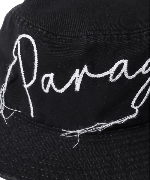 Paragraph（パラグラフ）の「Paragraph/パラグラフ VINTAGE BUCKET HAT バケットハット ブランドロゴ（ハット・メンズ・ベージュ/ブラック・FREE）」の7枚目の写真
