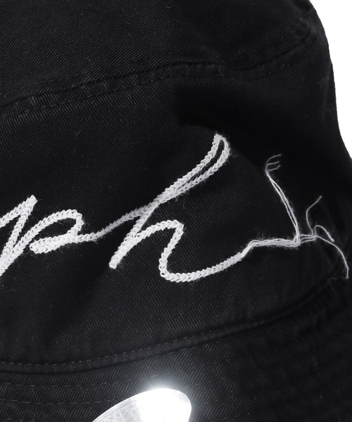 Paragraph（パラグラフ）の「Paragraph/パラグラフ VINTAGE BUCKET HAT バケットハット ブランドロゴ（ハット・メンズ・ベージュ/ブラック・FREE）」の8枚目の写真