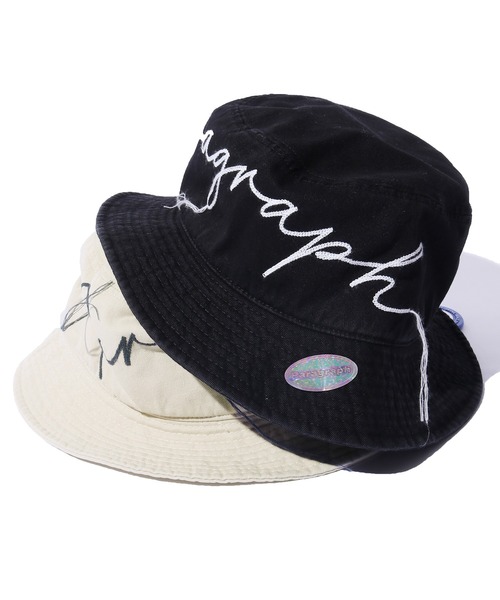 Paragraph（パラグラフ）の「Paragraph/パラグラフ VINTAGE BUCKET HAT バケットハット ブランドロゴ（ハット・メンズ・ベージュ/ブラック・FREE）」の17枚目の写真