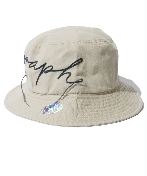 Paragraph（パラグラフ）の「Paragraph/パラグラフ VINTAGE BUCKET HAT バケットハット ブランドロゴ（ハット・メンズ・ベージュ/ブラック・FREE）」の15枚目の写真