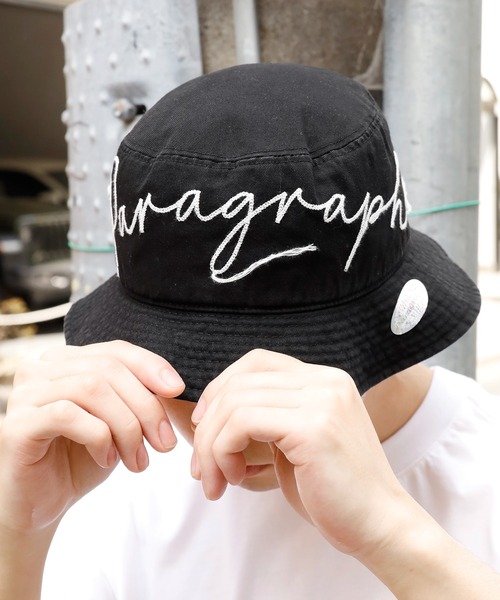 Paragraph（パラグラフ）の「Paragraph/パラグラフ VINTAGE BUCKET HAT バケットハット ブランドロゴ（ハット・メンズ・ベージュ/ブラック・FREE）」の20枚目の写真