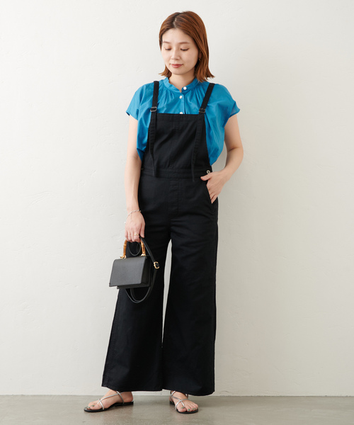 セール】コットンリネンサロペット（サロペット/オーバーオール