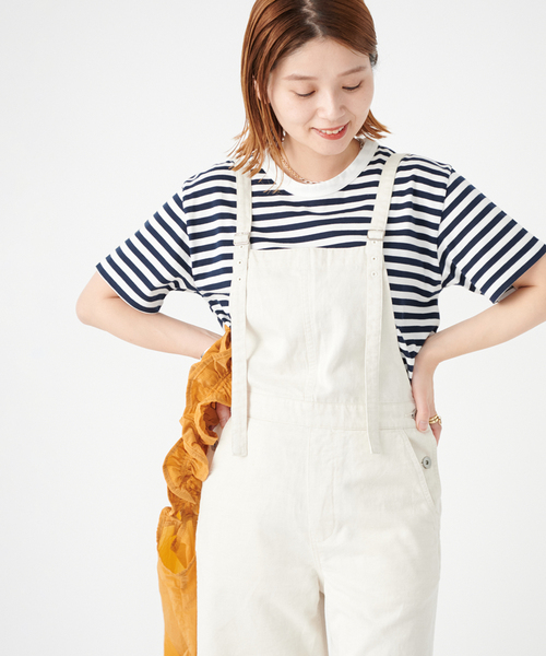 セール】コットンリネンサロペット（サロペット/オーバーオール