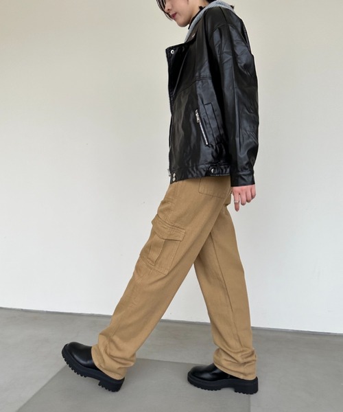 gossip！ロサンゼルス（ゴシップロサンゼルス）の「カーゴパンツ（カーゴパンツ・レディース・ベージュ/ブラウン・M/S/L）」の6枚目の写真