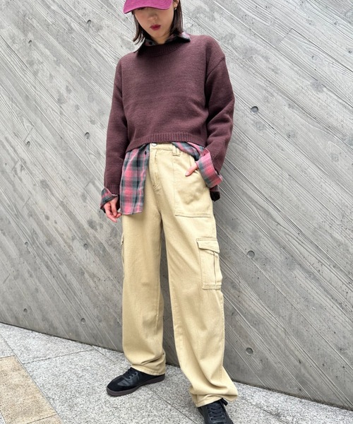 gossip！ロサンゼルス（ゴシップロサンゼルス）の「カーゴパンツ（カーゴパンツ・レディース・ベージュ/ブラウン・M/S/L）」の10枚目の写真