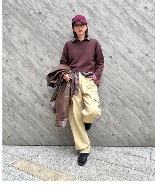 gossip！ロサンゼルス（ゴシップロサンゼルス）の「カーゴパンツ（カーゴパンツ・レディース・ベージュ/ブラウン・M/S/L）」の12枚目の写真