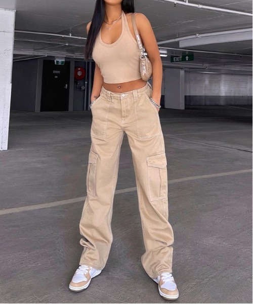 gossip！ロサンゼルス（ゴシップロサンゼルス）の「カーゴパンツ（カーゴパンツ・レディース・ベージュ/ブラウン・M/S/L）」の15枚目の写真