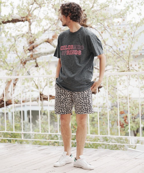 CAMBIO（カンビオ）の「mp10110-レオパード総柄ショートパンツ（その他