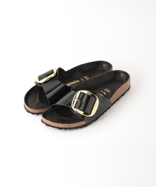 BIRKENSTOCK(ビルケンシュトック)の「【BIRKENSTOCK/ビルケンシュトック】MADRID BIG BUCKLE PATENT:サンダル(サンダル・レディース・ブラック/ブラウン・37/38/39/36)」の2枚目の写真