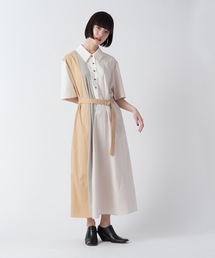 La SRIC | La SRIC / パネルスウィッチングシャツOP(シャツワンピース)