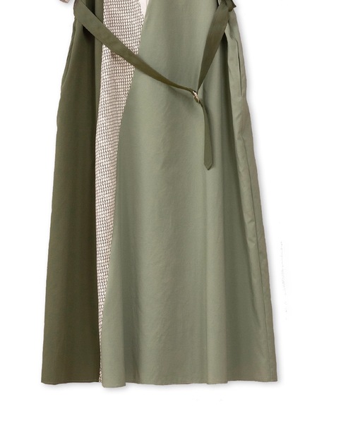 La SRIC（ラスリック）の「La SRIC / パネルスウィッチングシャツOP（シャツワンピース・レディース・ベージュ/カーキ・38）」の19枚目の写真