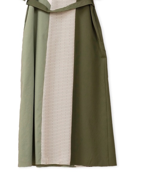 La SRIC（ラスリック）の「La SRIC / パネルスウィッチングシャツOP（シャツワンピース・レディース・ベージュ/カーキ・38）」の9枚目の写真