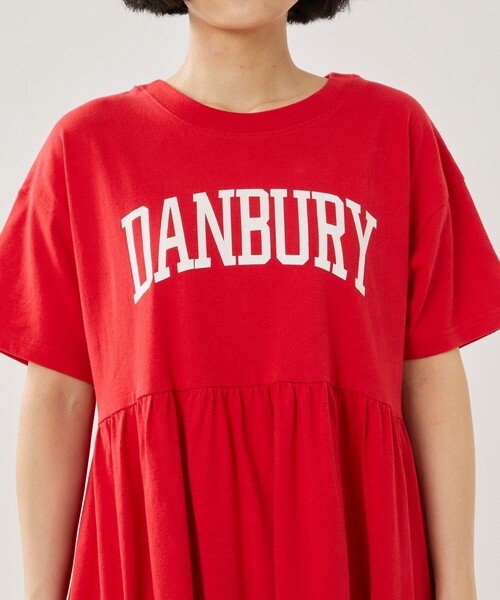 FREAK'S STORE(フリークスストア)の「ウエスト切替ロゴ半袖ワンピース(ワンピース・レディース・グリーン/ネイビー/レッド/ブラック・フリ-)」の10枚目の写真