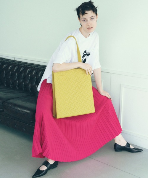 manana suerte（マニャーナスエルテ）の「キルティングトートバッグ（トートバッグ・レディース・ブラック/シルバー/イエロー・FREE）」の11枚目の写真