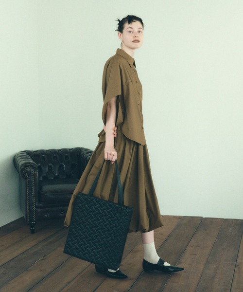 manana suerte（マニャーナスエルテ）の「キルティングトートバッグ（トートバッグ・レディース・ブラック/シルバー/イエロー・FREE）」の5枚目の写真