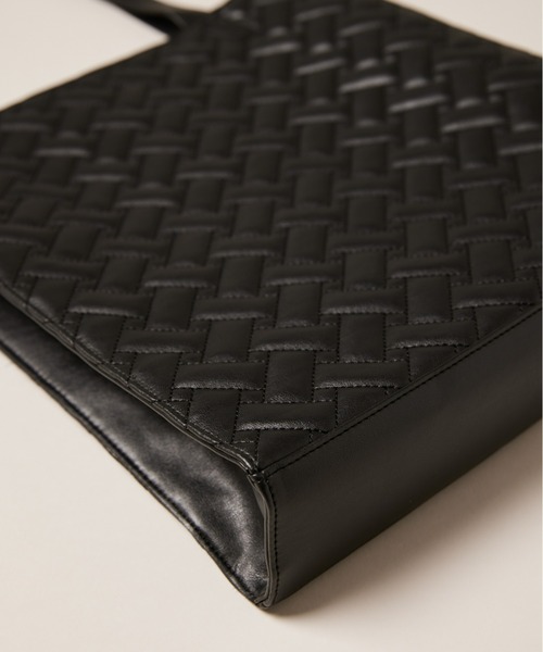 manana suerte（マニャーナスエルテ）の「キルティングトートバッグ（トートバッグ・レディース・ブラック/シルバー/イエロー・FREE）」の8枚目の写真