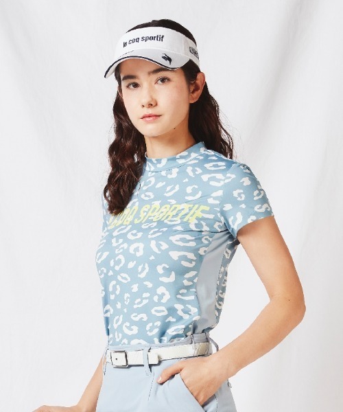 ルコックゴルフ ゴルフウェア Coq レディース Rijoume レオパードモックネックシャツ Tシャツ カットソー Sportif Le Sportif Golf ルコックスポルティフゴルフ のファッション レディース Coq 販売買取 ルコックゴルフ ゴルフウェア Coq レディース Rijoume レオパードモックネックシャツ Tシャツ カットソー Sportif Le Sportif Golf ルコックスポルティフゴルフ のファッション レディース Coq 販売買取