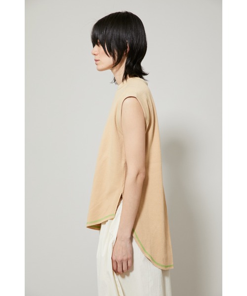 HeRIN.CYE(ヘリンドットサイ)の「Thermal color stitch tee(Tシャツ/カットソー・レディース・ホワイト/ブラック/ベージュ/ピンク・FREE)」の11枚目の写真