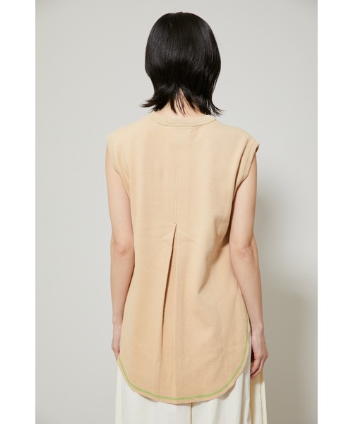 HeRIN.CYE(ヘリンドットサイ)の「Thermal color stitch tee(Tシャツ/カットソー・レディース・ホワイト/ブラック/ベージュ/ピンク・FREE)」の22枚目の写真