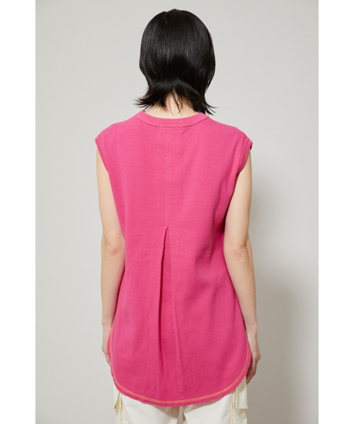 HeRIN.CYE(ヘリンドットサイ)の「Thermal color stitch tee(Tシャツ/カットソー・レディース・ホワイト/ブラック/ベージュ/ピンク・FREE)」の9枚目の写真