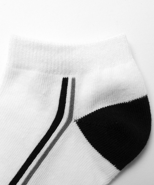 GLAZOS（グラソス）の「アンクル丈・ソックス３足セット（ソックス/靴下・キッズ・オフホワイト/ネイビー/ブラック/グレー/カーキ・22cm/19cm/16cm/13cm）」の6枚目の写真