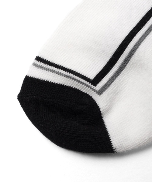 GLAZOS（グラソス）の「アンクル丈・ソックス３足セット（ソックス/靴下・キッズ・オフホワイト/ネイビー/ブラック/グレー/カーキ・22cm/19cm/16cm/13cm）」の7枚目の写真