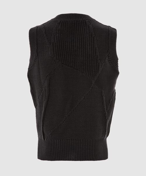 Omar Afridi（オマールアフリディ）の「PANELLED VEST（Tシャツ/カットソー・メンズ・パープル/グレー・46/48）」の3枚目の写真