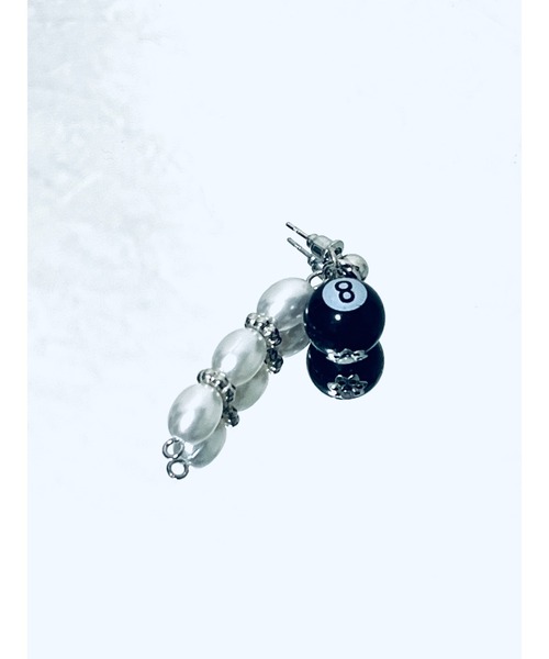 1004ST(イチマルマルヨンエスティ―)の「【1004ST】麻雀牌 クロス シルバーピアス (片耳)(MA)(ピアス(片耳用)・レディース・A/B/C/D/E/F/G/H/I/J/L/M/K/O/N/P/Q/S/R/U/T・FREE)」の11枚目の写真