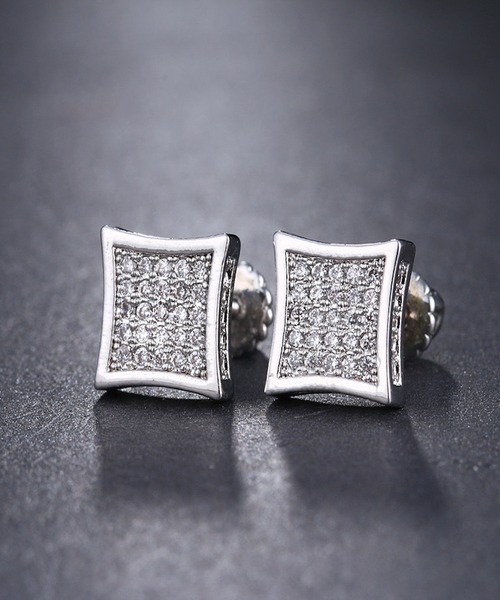 1004ST(イチマルマルヨンエスティ―)の「【1004ST】麻雀牌 クロス シルバーピアス (片耳)(MA)(ピアス(片耳用)・レディース・A/B/C/D/E/F/G/H/I/J/L/M/K/O/N/P/Q/S/R/U/T・FREE)」の17枚目の写真