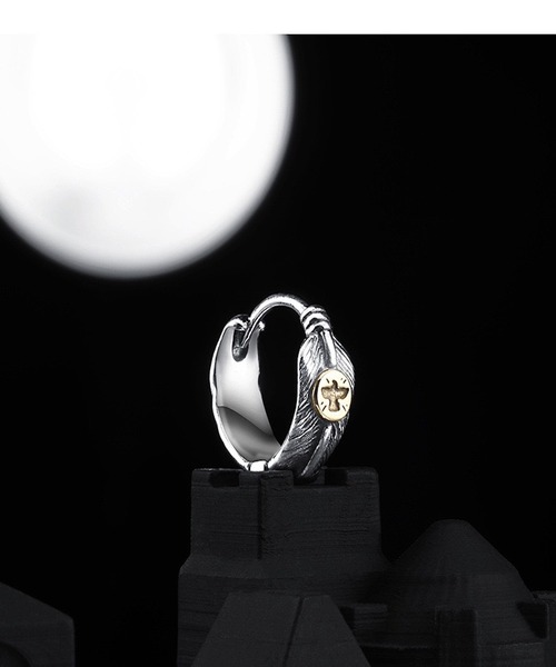 1004ST(イチマルマルヨンエスティ―)の「【1004ST】麻雀牌 クロス シルバーピアス (片耳)(MA)(ピアス(片耳用)・レディース・A/B/C/D/E/F/G/H/I/J/L/M/K/O/N/P/Q/S/R/U/T・FREE)」の20枚目の写真