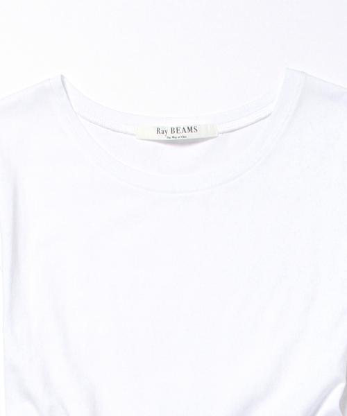 Ray BEAMS（レイビームス）の「Ray BEAMS / マルチストライプ 切り替えワンピース（ワンピース・レディース・ホワイト/ライトグレー・ONE SIZE）」の22枚目の写真