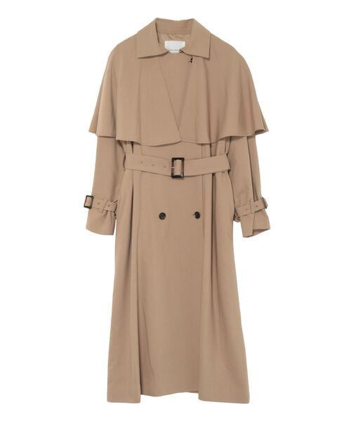 LAGUNAMOON(ラグナムーン)の「ケープトレンチコート(トレンチコート・レディース・ブルー/ベージュ・SMALL/MEDIUM)」の2枚目の写真