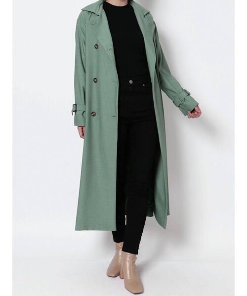 LAGUNAMOON(ラグナムーン)の「ケープトレンチコート(トレンチコート・レディース・ブルー/ベージュ・SMALL/MEDIUM)」の13枚目の写真