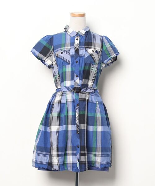 ブランド古着 チェック柄半袖ワンピース ワンピース Burberry Blue Label バーバリーブルーレーベル のファッション通販 Zozoused