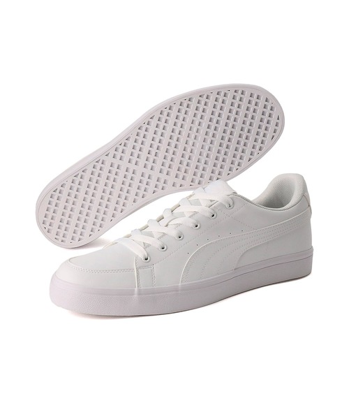 PUMA(プーマ)の「PUMA プーマ ユニセックス プーマ V コート バルク スニーカー(スニーカー・メンズ・ホワイト系その他/ホワイト/ブラック系その他/ブラック×ホワイト/ホワイト系その他2・25.5cm/25.0cm/22.0cm/26.0cm/27.5cm/22.5cm/24.5cm/28.0cm/24.0cm/26.5cm/23.5cm/23.0cm/27.0cm/29.0cm/28.5cm/30.0cm)」の10枚目の写真