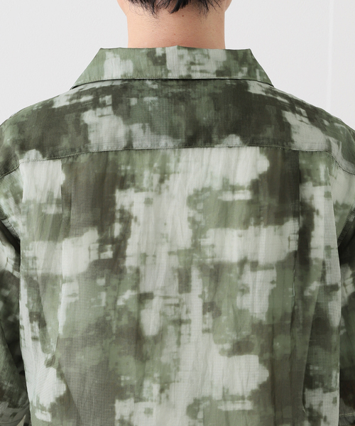 B.C STOCK（ベーセーストック）の「レースメイサイシャツ（シャツ/ブラウス・メンズ・カーキ/ブラックミックス・MEDIUM/LARGE）」の10枚目の写真