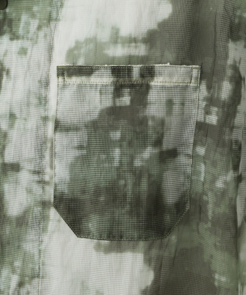 B.C STOCK（ベーセーストック）の「レースメイサイシャツ（シャツ/ブラウス・メンズ・カーキ/ブラックミックス・MEDIUM/LARGE）」の13枚目の写真