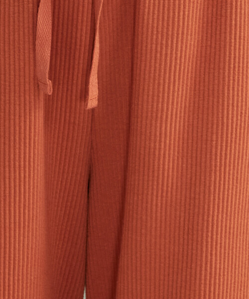 ONIGIRI（オニギリ）の「テレコイージーパンツ（その他パンツ・レディース・チャコール/ベージュ/オレンジ・MEDIUM/LARGE）」の8枚目の写真