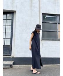 BLACK BY MOUSSY（ブラックバイマウジー）の「back ribbon one-piece(バックリボンワンピース)（ワンピース）」