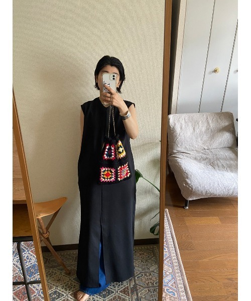 BLACK by moussy - ブラックバイマウジー   バックリボンtops 新品 BLACK BY MOUSSY（ブラックバイマウジー）の「back ribbon one