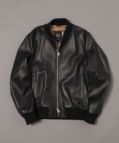 mj10378- Synthetic Leather Zip Up Jacket ジップアップジャケット