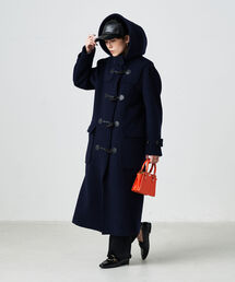 PREMIUM WOOL NMPダッフルコートロング