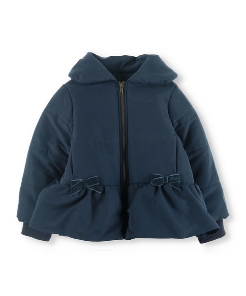 BRANSHES(ブランシェス)の「【撥水加工】リボン付き中綿ブルゾン(ブルゾン・キッズ・ピンク/ネイビー・90cm/140cm/130cm/150cm/120cm/110cm/100cm)」の20枚目の写真