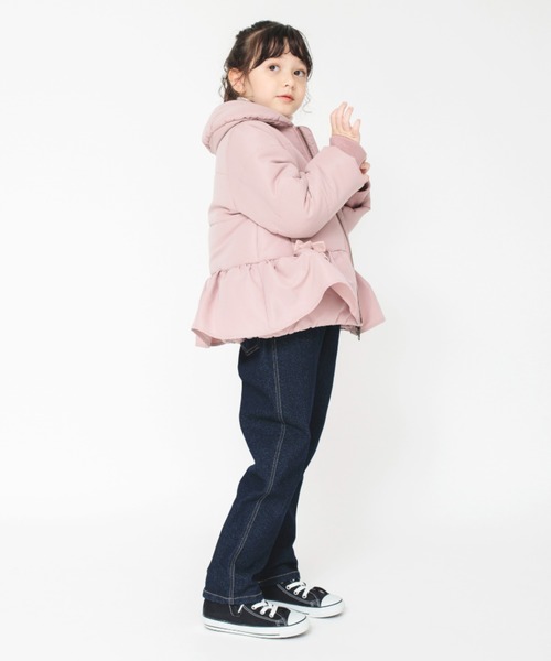 BRANSHES(ブランシェス)の「【撥水加工】リボン付き中綿ブルゾン(ブルゾン・キッズ・ピンク/ネイビー・90cm/140cm/130cm/150cm/120cm/110cm/100cm)」の13枚目の写真
