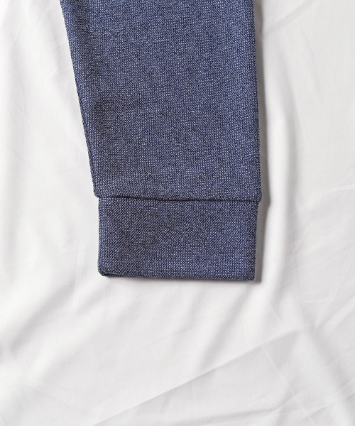 UNION STATION（ユニオンステーション）の「【EFFORTLESS】メランジダブルフェイスカーディガン（カーディガン/ボレロ・メンズ・グレー/ネイビー・LL/L/M）」の6枚目の写真