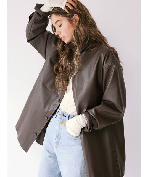 Ungrid(アングリッド)の「ハイネックシアーロングスリーブTee(Tシャツ/カットソー・レディース・オフホワイト/ブラック/オレンジ・FREE)」の16枚目の写真